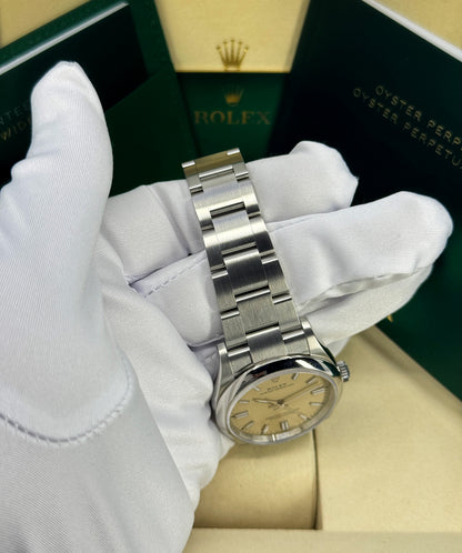 Rolex Oyster Perpetual 36mm, Stainless Steel, Beige, Ref# 126000-0012, dated 2026