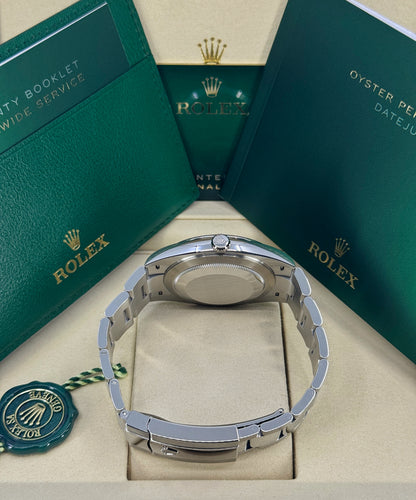 Rolex Datejust 41mm, Stainless Steel, Wimbledon, Slate, Oyster, Ref# 126300-0013, dated 2026