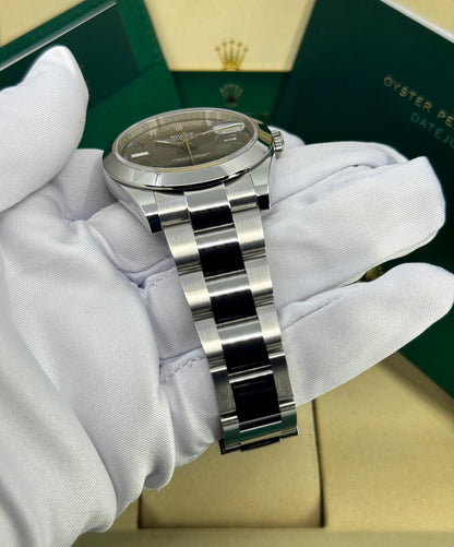 Rolex Datejust 41mm, Stainless Steel, Wimbledon, Slate, Oyster, Ref# 126300-0013, dated 2026