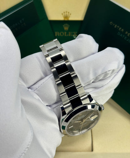Rolex Datejust 41mm, Stainless Steel, Wimbledon, Slate, Oyster, Ref# 126300-0013, dated 2026