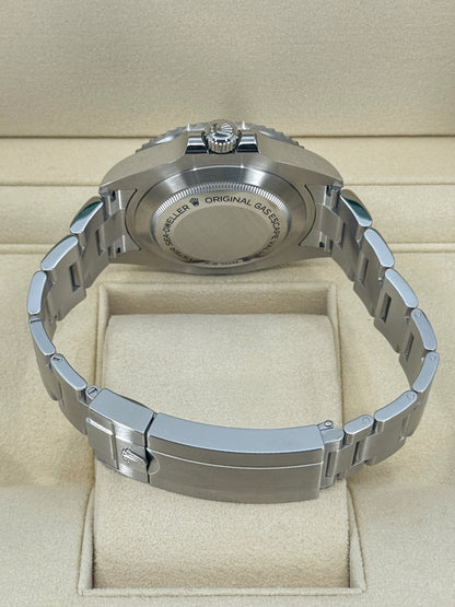 Pre-owned Rolex Sea-Dweller 43mm, Stainless Steel, Red Letters, Black, Ref# 126600, dated 2024