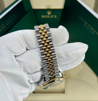 Rolex Datejust 31mm, 18k YG & Stainless Steel, Silver Diamond, Jubilee, Ref# 278273-0020, dated 2026