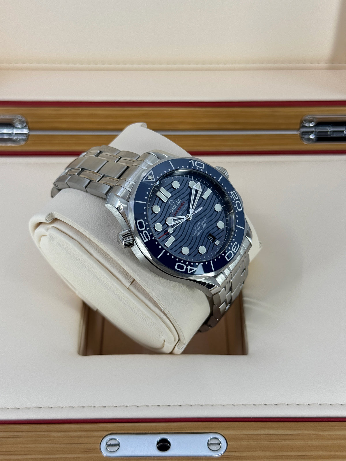 Omega Seamaster Professional Diver 300M, 42mm, Stainless Steel, Blue, Ref# 210.30.42.20.03.001, dated 2026
