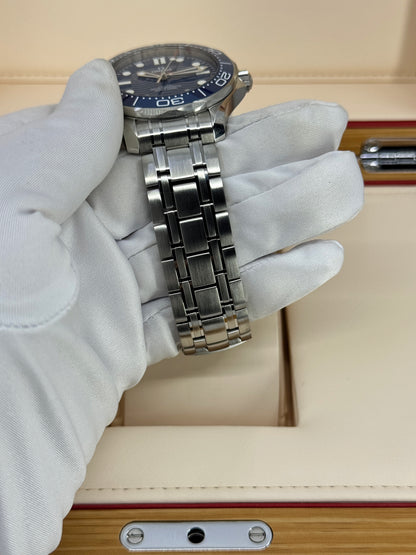 Omega Seamaster Professional Diver 300M, 42mm, Stainless Steel, Blue, Ref# 210.30.42.20.03.001, dated 2026