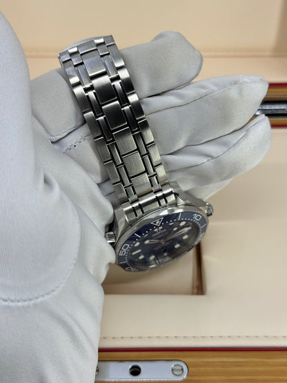 Omega Seamaster Professional Diver 300M, 42mm, Stainless Steel, Blue, Ref# 210.30.42.20.03.001, dated 2026
