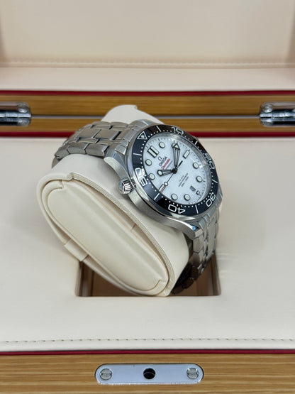 Omega Seamaster Professional Diver 300M, 42mm, Stainless Steel, White, Ref# 210.30.42.20.04.001, dated 2026