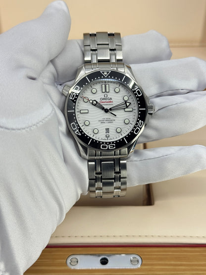 Omega Seamaster Professional Diver 300M, 42mm, Stainless Steel, White, Ref# 210.30.42.20.04.001, dated 2026