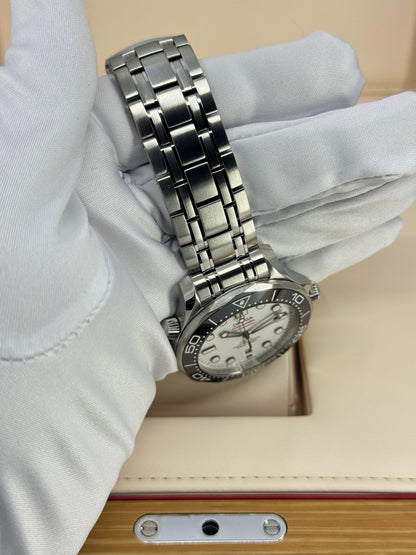 Omega Seamaster Professional Diver 300M, 42mm, Stainless Steel, White, Ref# 210.30.42.20.04.001, dated 2026