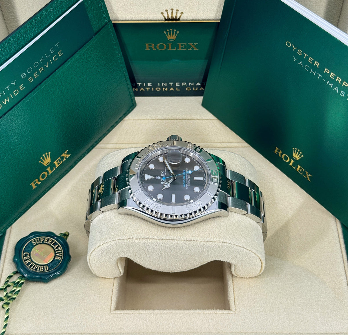 Rolex Yacht-Master 40mm, Stainless Steel, Rhodium, Ref# 126622-0001, dated 2026