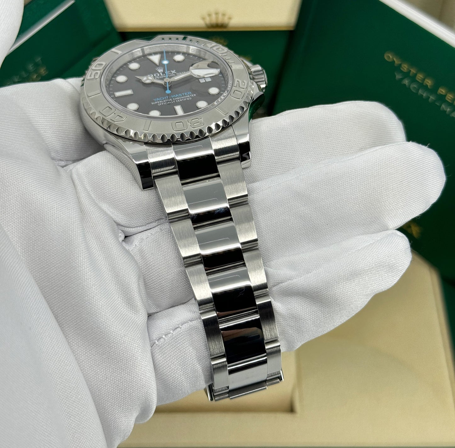 Rolex Yacht-Master 40mm, Stainless Steel, Rhodium, Ref# 126622-0001, dated 2026