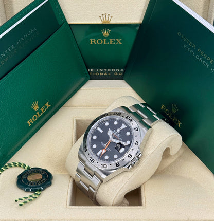 Rolex Explorer II, 42mm, Stainless Steel, Black, Ref# 226570-0002, dated 2026