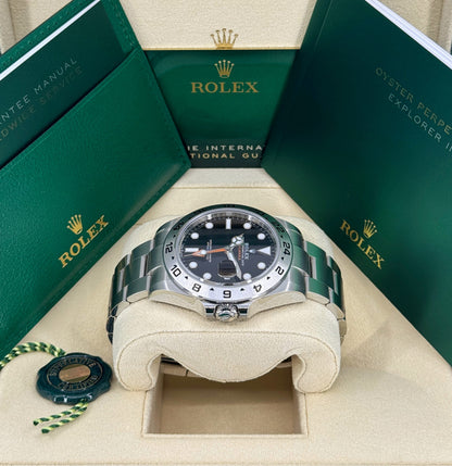 Rolex Explorer II, 42mm, Stainless Steel, Black, Ref# 226570-0002, dated 2026