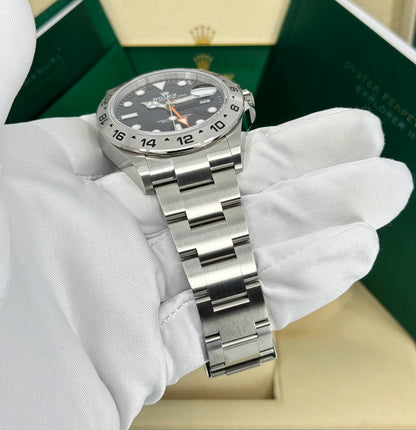 Rolex Explorer II, 42mm, Stainless Steel, Black, Ref# 226570-0002, dated 2026