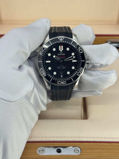 Omega Seamaster Professional Diver 300M, 42mm, Stainless Steel, Black, Ref# 210.32.42.20.01.001, dated 2026