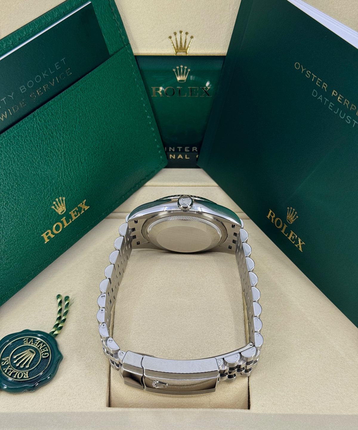 Rolex Datejust 36mm, Stainless Steel, Green Ombré, Jubilee, Ref# 126234-0059, dated 2026