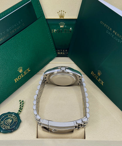 Rolex Datejust 36mm, Stainless Steel, Green Ombré, Jubilee, Ref# 126234-0059, dated 2026