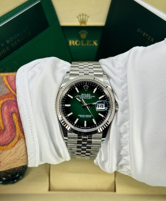 Rolex Datejust 36mm in stainless steel on a Jubilee bracelet