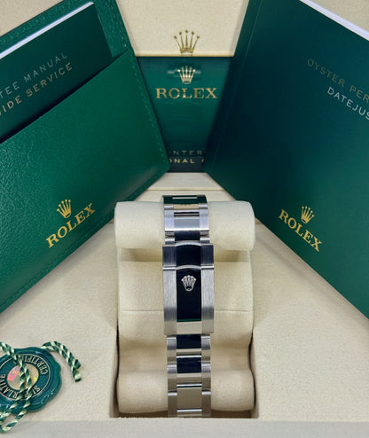 Rolex Datejust 41mm, Stainless Steel, Blue Diamond, Oyster, Ref# 126334-0015, dated 2026