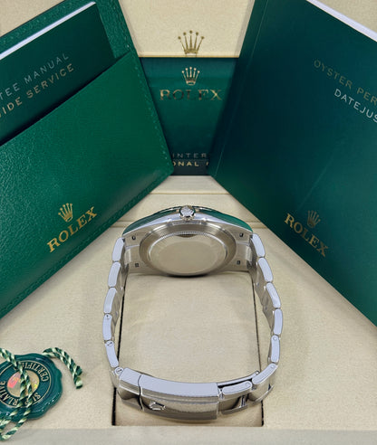 Rolex Datejust 41mm, Stainless Steel, Blue Diamond, Oyster, Ref# 126334-0015, dated 2026