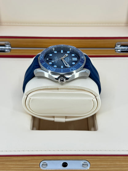 Omega Seamaster Professional Diver 300M, 42mm, Stainless Steel, Summer Blue, Ref# 210.32.42.20.03.002, dated 2026