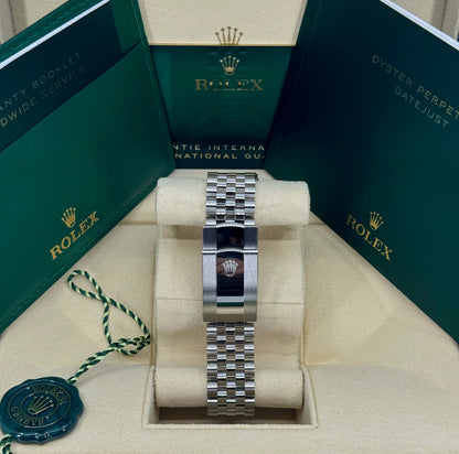 Rolex Datejust 41mm, Stainless Steel, Rhodium Diamond, Jubilee, Ref# 126334-0006, dated 2026