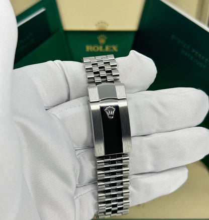 Rolex Datejust 41mm, Stainless Steel, Rhodium Diamond, Jubilee, Ref# 126334-0006, dated 2025