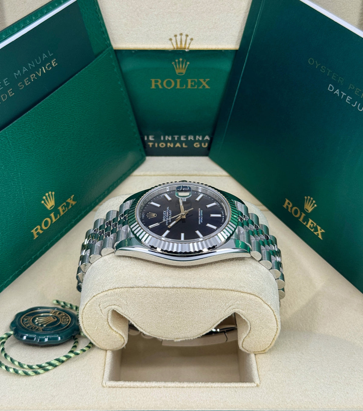 Rolex Datejust 41mm, Stainless Steel, Blue, Jubilee, Ref# 126334-0002, dated 2026