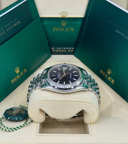 Rolex Datejust 41mm, Stainless Steel, Blue, Jubilee, Ref# 126334-0002, dated 2026