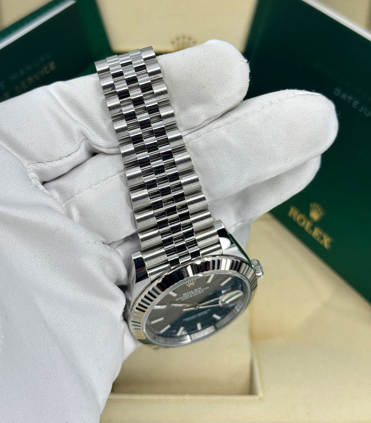 Rolex Datejust 41mm, Stainless Steel, Blue, Jubilee, Ref# 126334-0002, dated 2026