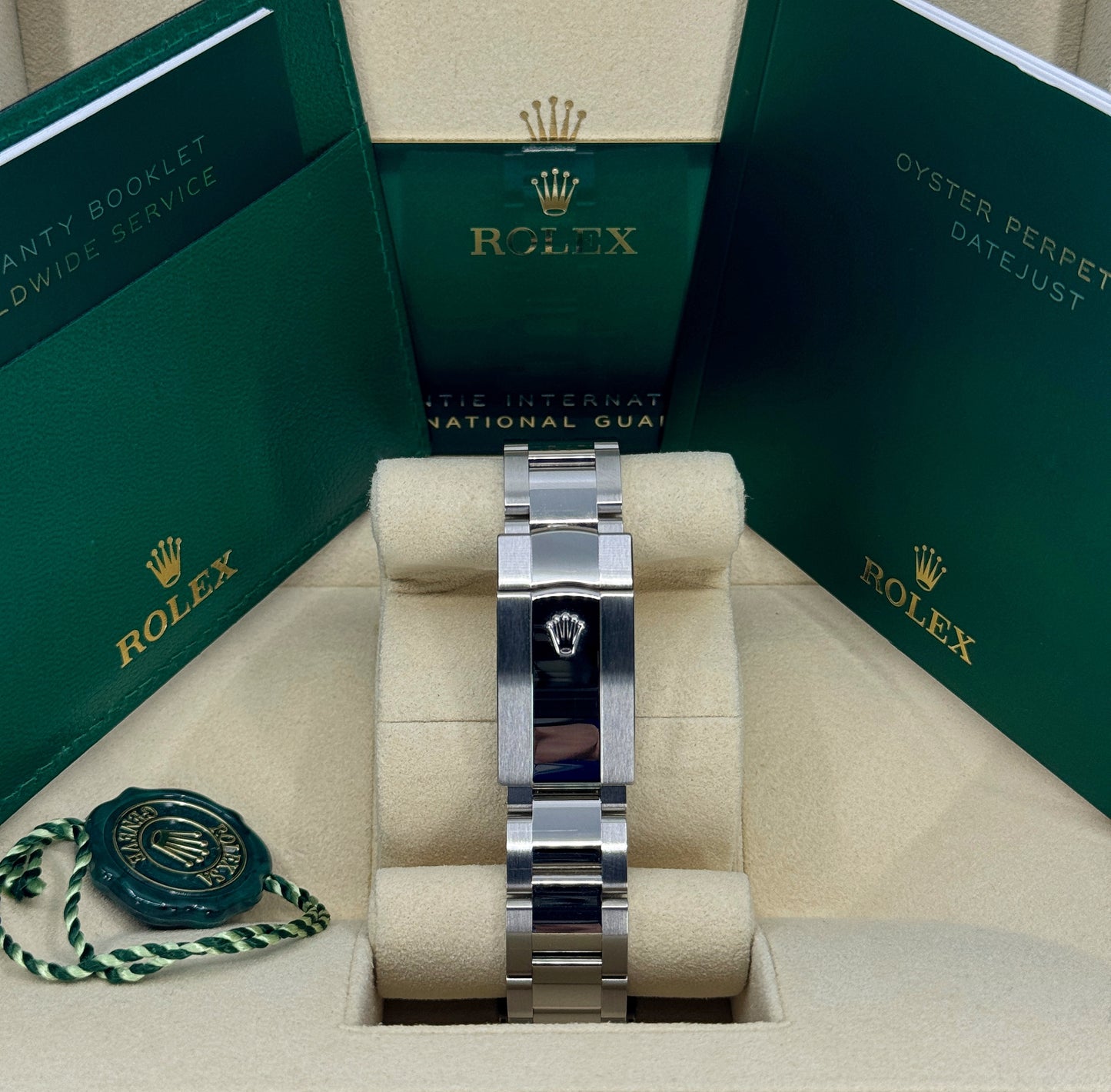 Rolex Datejust 41mm, Stainless Steel, Blue Diamond, Oyster, Ref# 126334-0015, dated 2025