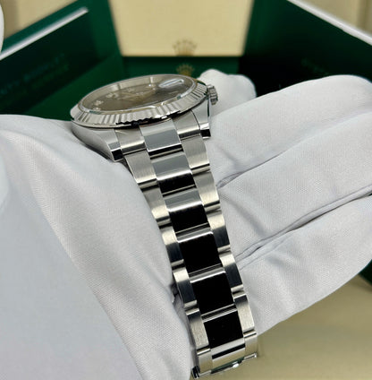 Rolex Datejust 41mm, Stainless Steel, Blue Diamond, Oyster, Ref# 126334-0015, dated 2025