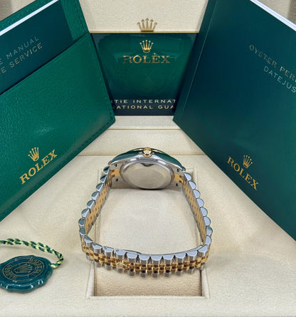 Rolex Datejust 31mm, 18k YG & Stainless Steel, Champagne Diamond, Jubilee, Ref# 278273-0026, dated 2026