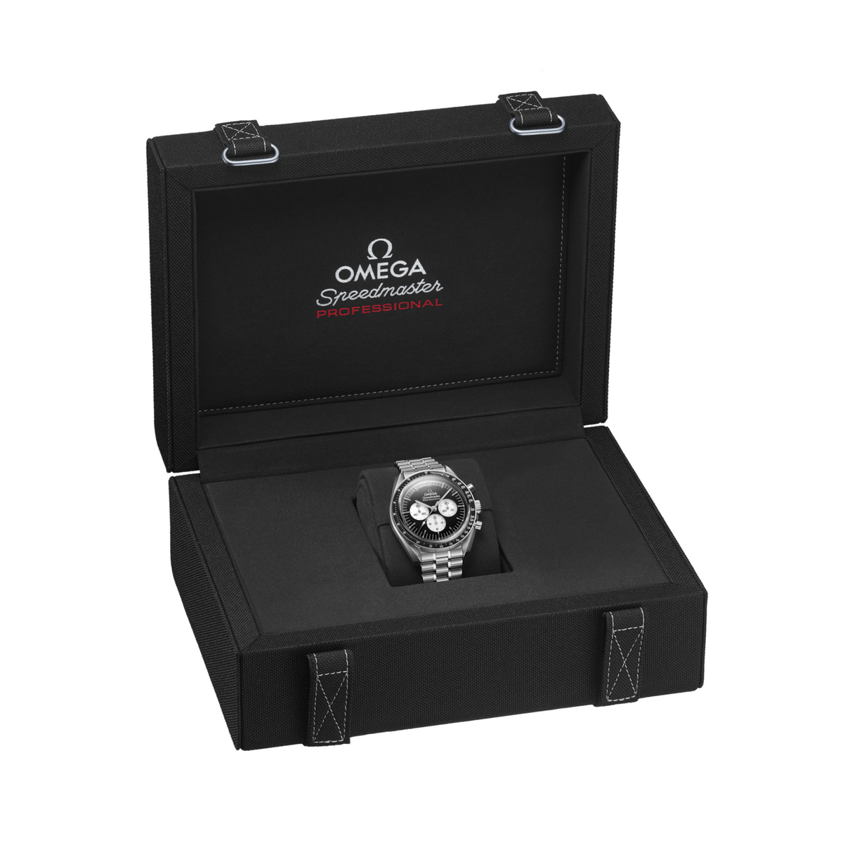 Omega Speedmaster Professional Moonwatch 42mm, Stainless Steel, Reverse Panda, Black, Ref# 310.30.42.50.01.004, dated 2026