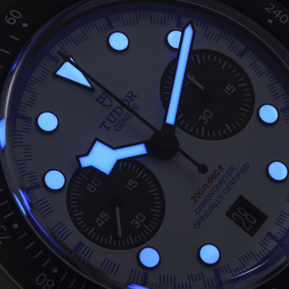 Tudor Black Bay Chrono 42mm, Limited Edition, "Carbon 25", White, Ref# 79377KN-0001, dated 2025