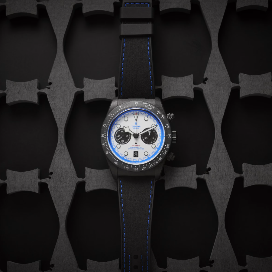 Tudor Black Bay Chrono 42mm, Limited Edition, "Carbon 25", White, Ref# 79377KN-0001, dated 2025