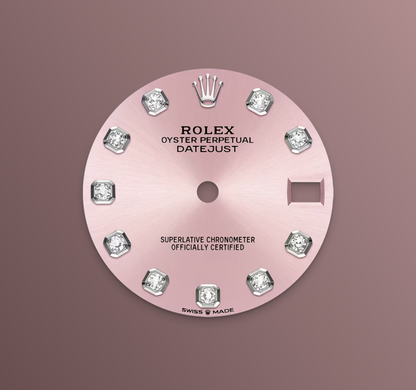 Rolex Datejust 31mm, Stainless Steel, Pink Diamond, Oyster, Ref# 278274-0031, dated 2025