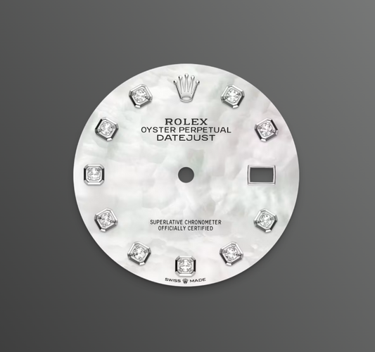 Rolex Datejust 36mm, Stainless Steel, Mother of Pearl Diamond, Jubilee, Ref# 126234-0019, dated 2025