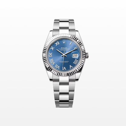 Rolex Datejust 41mm, Stainless Steel, Blue Roman, Oyster, Ref# 126334-0025, dated 2025