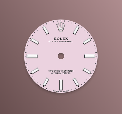 Rolex Oyster Perpetual 31mm, Stainless Steel, Candy Pink, Ref# 277200-0009, dated 2025