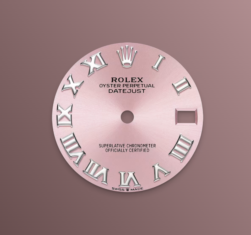 Rolex Datejust 31mm, Stainless Steel, Pink Roman, Jubilee, Ref# 278240-0014, dated 2025