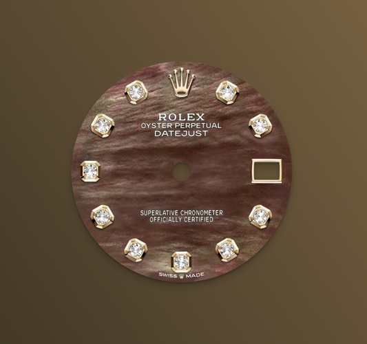 Rolex Datejust 31mm, 18k YG & Stainless Steel, Black Mother of Pearl Diamond, Jubilee, Ref# 278273-0024, dated 2026