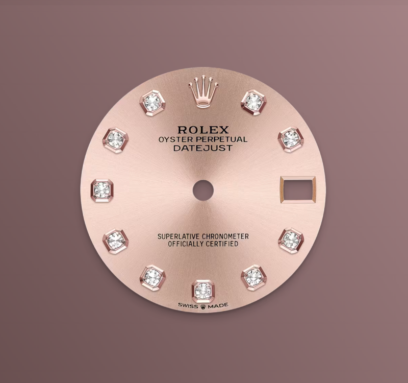 Rolex Datejust 31mm, 18k RG & Stainless Steel, Pink Diamond, Jubilee, Ref# 278271-0024, dated 2026