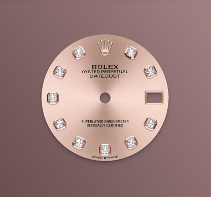 Rolex Datejust 31mm, 18k RG & Stainless Steel, Pink Diamond, Jubilee, Ref# 278271-0024, dated 2026