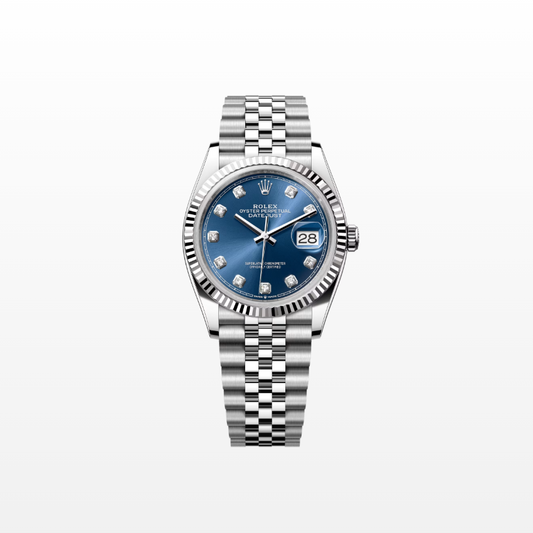 Rolex Datejust 36mm, Stainless Steel, Blue Diamond, Jubilee, Ref# 126234-0037, dated 2025
