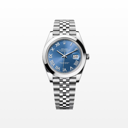 Rolex Datejust 41mm, Stainless Steel, Blue Roman, Jubilee, Ref# 126300-0018, dated 2025