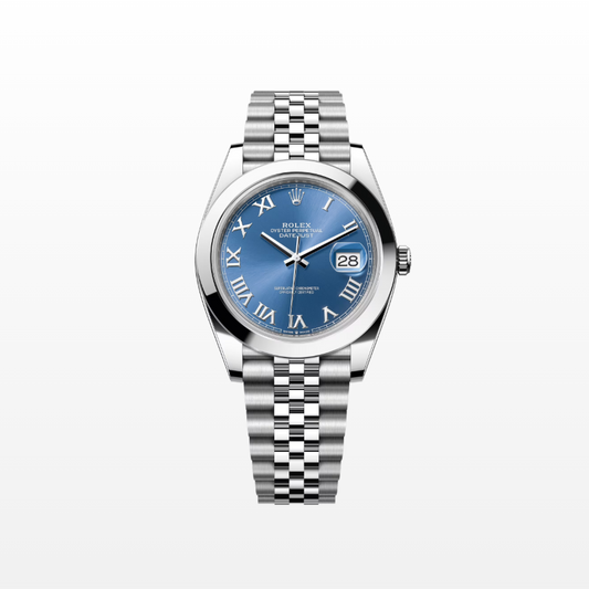 Rolex Datejust 41mm, Stainless Steel, Blue Roman, Jubilee, Ref# 126300-0018, dated 2025