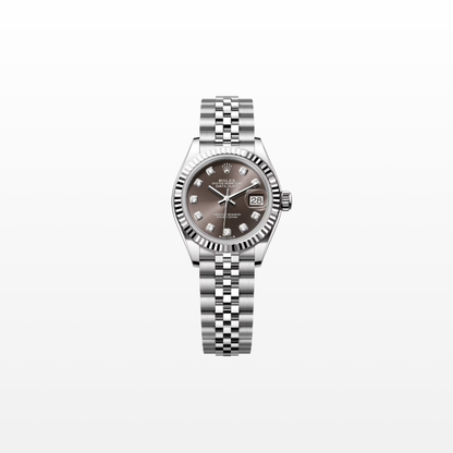 Rolex Lady-Datejust 28mm, 18k WG & Stainless Steel, Grey Diamond, Jubilee, Ref# 279174-0015, dated 2026