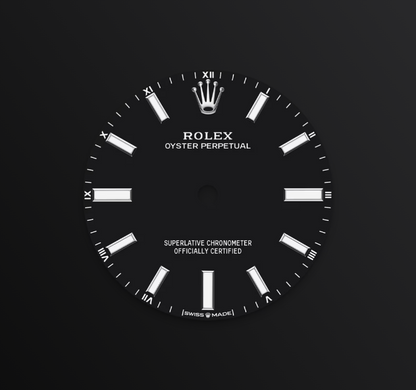 Rolex Oyster Perpetual 34mm, Stainless Steel, Black, Ref# 124200-0010, dated 2026