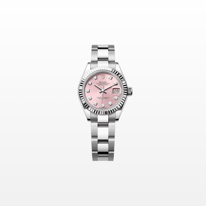 Rolex Lady-Datejust 28mm, 18k WG & Stainless Steel, Pink Diamond, Oyster, Ref# 279174-0004, dated 2026