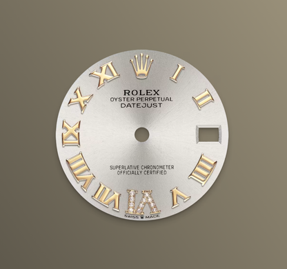 Rolex Datejust 31mm, 18k YG & Stainless Steel, Silver Roman Diamond, Oyster, Ref# 278273-0003, dated 2026
